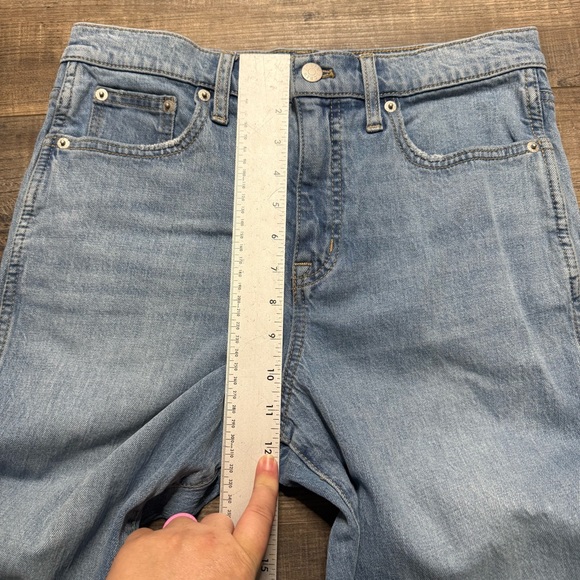 J. Crew High Rise Classic Vintage Light Blue Denim Jeans - Picture 11 of 12